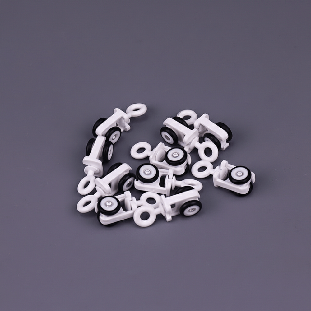 Бегунок с прорезиненными роликами